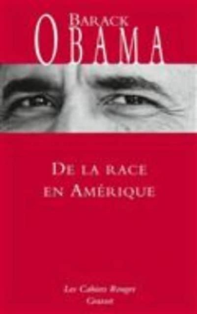 Cover for Barack Obama · De la race en Amerique (Paperback Book) (2017)