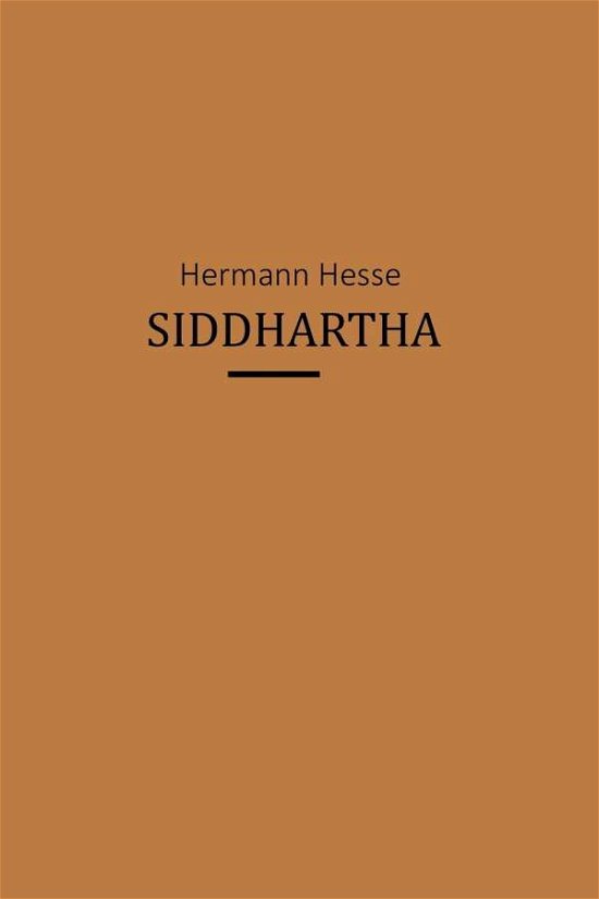 Cover for Herman Hesse · Siddhartha Herman Hesse (Paperback Book) (1922)