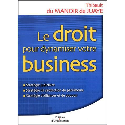 Cover for Thibault Manoir de Juaye (Du) · Le droit pour dynamiser votre business (Paperback Book) (2004)