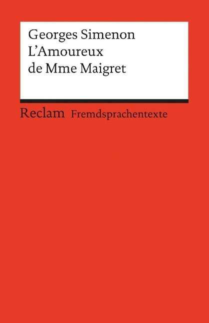 Cover for Georges Simenon · Reclam UB 09291 Simenon.Madame Maigret (Bog)