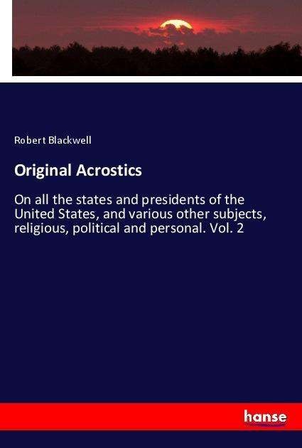 Cover for Blackwell · Original Acrostics (Bok)