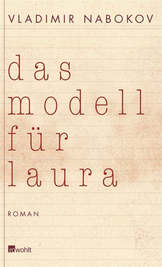 Cover for V. Nabokov · Modell für Laura (Buch)