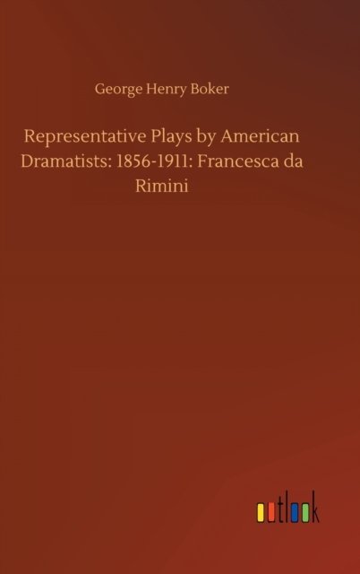Cover for Boker · Representative Plays by American (Book) (2019)