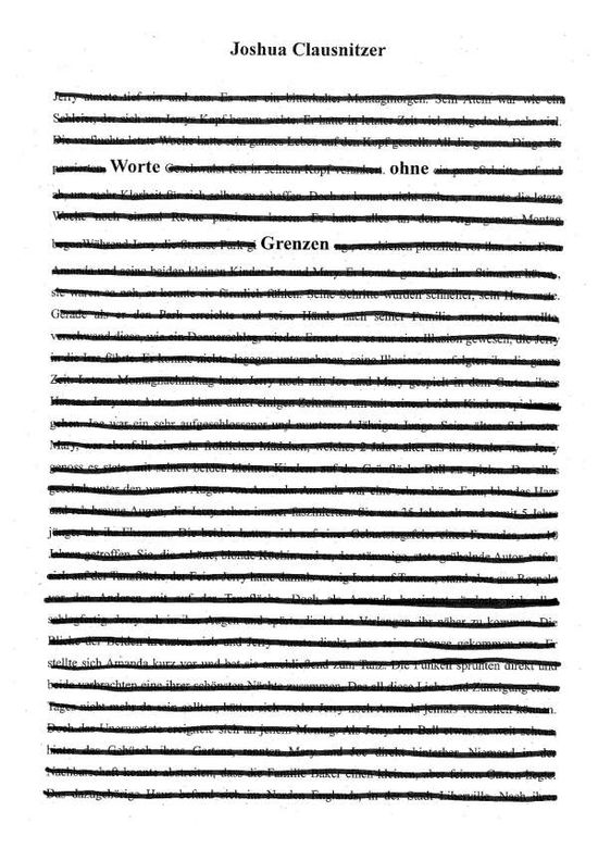 Cover for Joshua Clausnitzer · Worte ohne Grenzen (Paperback Book) (2018)