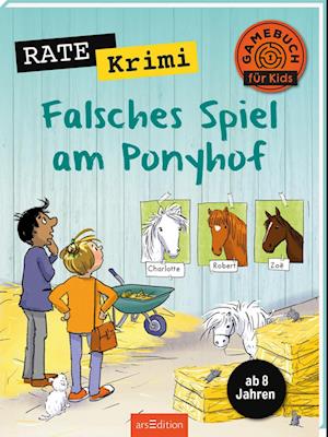 Cover for Ute Löwenberg · Rate-Krimi - Falsches Spiel am Ponyhof (Paperback Book) (2022)