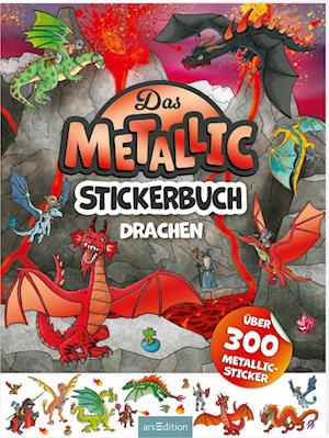 Cover for Sebastian Coenen · Das Metallic-Stickerbuch – Drachen (Book) (2024)