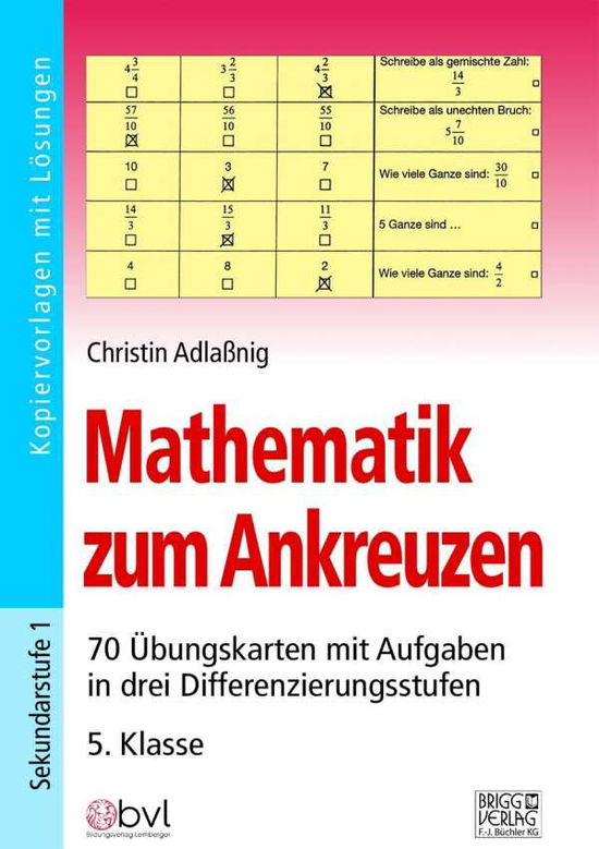 Cover for Adlaßnig · Mathematik zum Ankreuzen 5.Kl (Book)