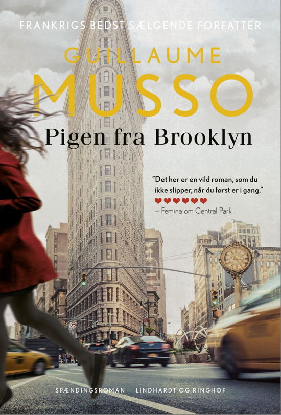 Cover for Guillaume Musso · Pigen fra Brooklyn (Sewn Spine Book) [1st edition] (2018)