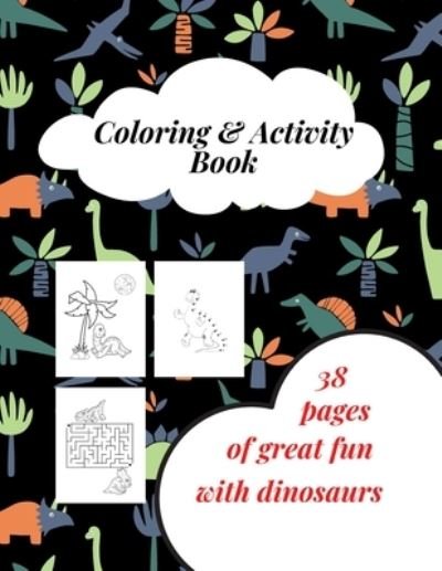 Cover for Funny Christopher · Coloring &amp; Activity Book - 38 Pages Of Great Fun With Dinosaurs (Paperback Book) (2020)