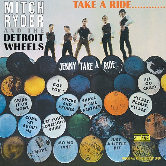 Cover for Mitch Ryder &amp; the Detroit Wheels · Take A Ride... (Gold Vinyl) (LP) [Coloured edition] (2019)
