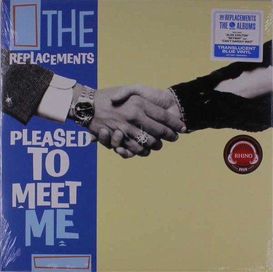 Cover for The Replacements · Pleased to Meet Me (Blue LP Indie) (LP) [Coloured edition] (2020)
