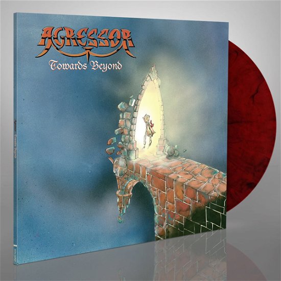Cover for Agressor · Towards Beyond (Red &amp; Black Marbled Vinyl) (LP) (2021)