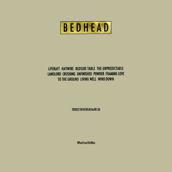 Cover for Bedhead · Whatfunlifewas (LP) [180 gram edition] (2014)