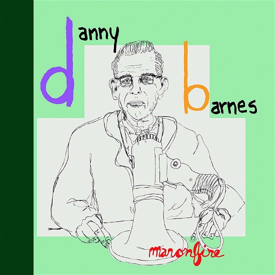 Cover for Danny Barnes · Man on Fire (LP) [Coloured, Limited edition] (2020)
