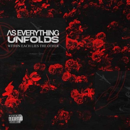 Cover for As Everything Unfolds · Within Each Lies the Other (Black &amp; Red) (LP) (2022)