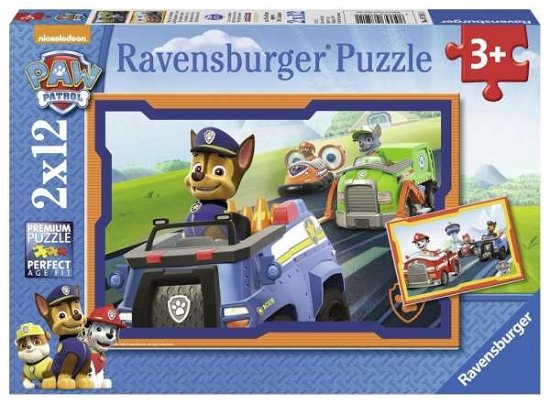 Puzzel Paw Patrol In Actie 2x12 Stu - Ravensburger - Merchandise - Ravensburger - 4005556075911 - 23. juni 2017