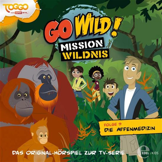 Cover for Go Wild!-mission Wildnis · (9)original Hörspiel Z.tv-serie-die Affenmedizin (CD) (2014)