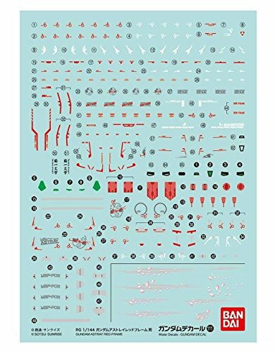 Cover for Figurine · Gundam Decal 111 Rg Gundam Ast Red 1/44 (MERCH)