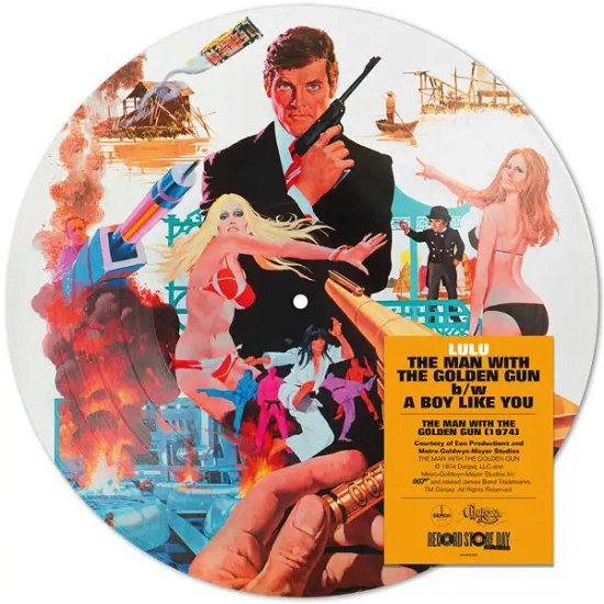 Cover for Lulu · James Bond - The Man With The Golden Gun Picture Disc (RSD 2024) (12&quot;) [RSD 2024 Picture Vinyl edition] (2024)