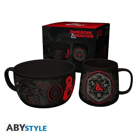 Cover for P.Derive · DUNGEONS &amp; DRAGONS - &amp; - Breakfast Set Bowl 850ml (MERCH) (2022)