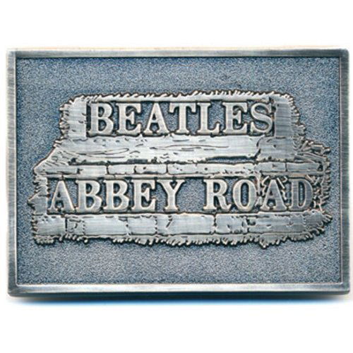 The Beatles Belt Buckle: Abbey Road Sign - The Beatles - Merchandise - Apple Corps - Accessories - 5055295303911 - 10. december 2014