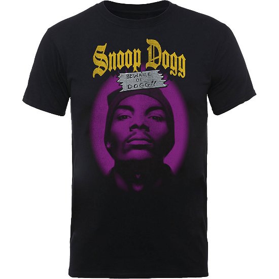 Snoop Dogg Unisex Tee: Beware of the Dogg - Snoop Dogg - Merchandise - Brands In Ltd - 5055979999911 - 21. januar 2020