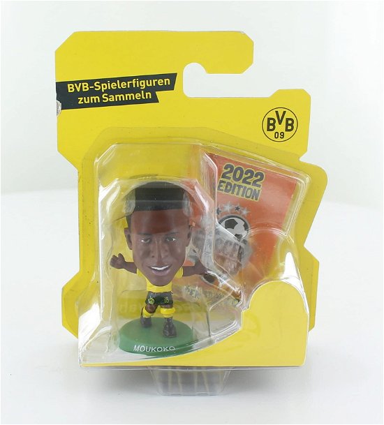 Soccerstarz  Borussia Dortmund Youssoufa Moukoko  Home Kit Classic Kit Figures - Soccerstarz  Borussia Dortmund Youssoufa Moukoko  Home Kit Classic Kit Figures - Gadżety - Creative Distribution - 5056122518911 - 