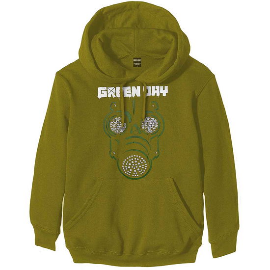 Green Day Unisex Pullover Hoodie: Green Mask - Green Day - Gadżety -  - 5056561018911 - 12 października 2023