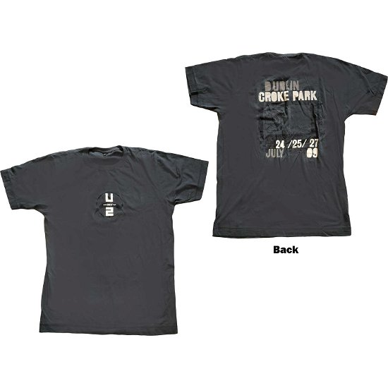 Cover for U2 · U2 Unisex T-Shirt: 360 Degree Tour Croke Park 2009 (Ex-Tour &amp; Back Print) (T-shirt) [size S]