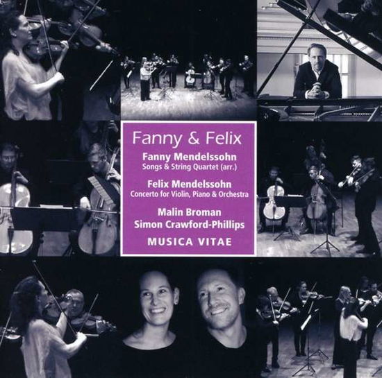 Cover for Musica Vitae / Broman / Crawford · Fanny Mendelssohn: String Quartet Felix Mendelssohn: Double Concerto (CD) (2019)