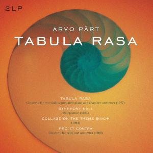 Cover for Arvo Pärt · Tabula Rasa / Symphony 1/Collage On A Theme B-A-C-H / Pro Et Contra (LP) (2012)