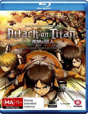 Cover for Attack on Titan Season 1 Collection (Blu-Ray) (2017)