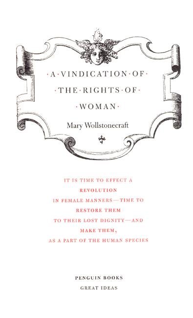 Cover for Mary Wollstonecraft · A Vindication of the Rights of Woman - Penguin Great Ideas (Pocketbok) (2004)