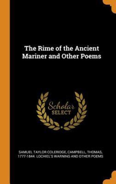 Cover for Samuel Taylor Coleridge · The Rime of the Ancient Mariner and Other Poems (Hardcover Book) (2018)