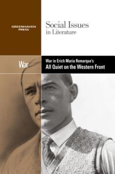 Cover for Noah Berlatsky · War in Erich Maria Remarque's All Quiet on the Western Front (Hardcover Book) (2013)