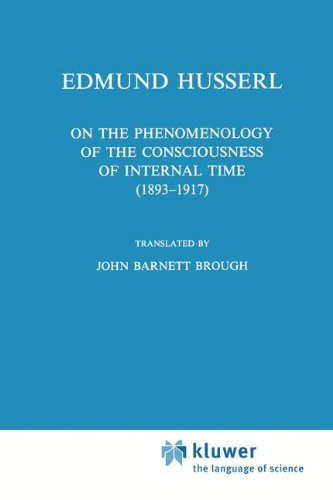 Cover for Edmund Husserl · On the Phenomenology of the Consciousness of Internal Time (1893-1917) - Husserliana: Edmund Husserl - Collected Works (Innbunden bok) [1991 edition] (1991)
