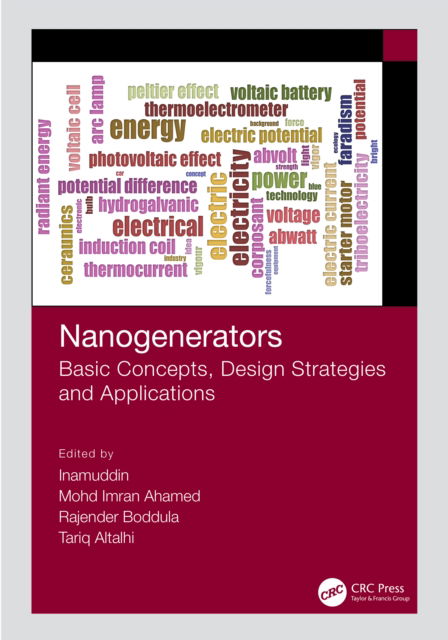 Cover for Inamuddin · Nanogenerators: Basic Concepts, Design Strategies, and Applications (Gebundenes Buch) (2022)