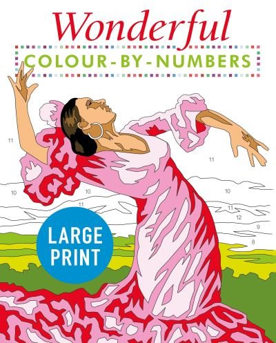 Wonderful Colour by Numbers Large Print: Easy to Read - Arcturus Large Print Colour by Numbers Collection - David Woodroffe - Bøger - Arcturus Publishing Ltd - 9781398808911 - 30. juni 2022