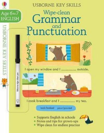 Wipe-clean Grammar & Punctuation 6-7 - Key Skills - Jessica Greenwell - Bøger - Usborne Publishing Ltd - 9781409564911 - 1. juni 2017