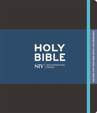 NIV Black Journalling Bible with Unlined Margins - New International Version - New International Version - Książki - Hodder & Stoughton - 9781473639911 - 6 października 2016