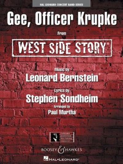 Cover for Leonard Bernstein · Gee, Officer Krupke - From West Side Story (Partitur) (2015)