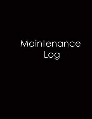 Cover for Inc Gelding Publishing · Maintenance Log - Black Cover (Paperback Book) (2015)