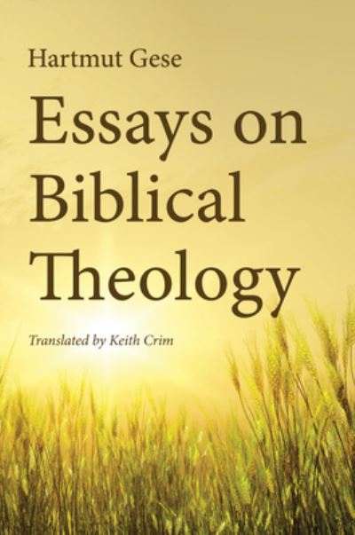 Cover for Hartmut Gese · Essays on Biblical Theology (Hardcover Book) (2018)