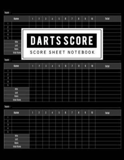Cover for Bg Publishing · Darts Score Sheet (Pocketbok) (2018)