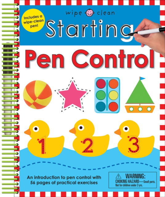 Wipe Clean Learning: Starting Pen Control - Roger Priddy - Books - Priddy Books - 9781783413911 - December 1, 2017