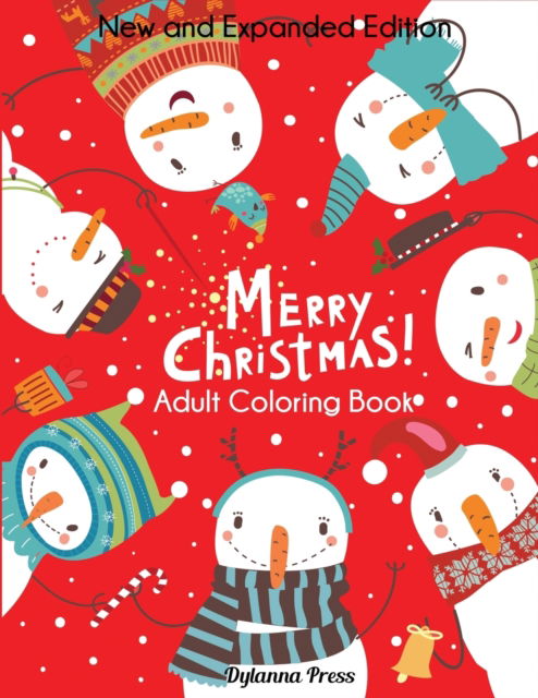 Cover for Dylanna Press · Merry Christmas Adult Coloring Book (Paperback Book) (2019)