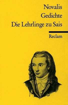 Cover for Novalis · Reclam UB 07991 Novalis.Gedicht.Lehrl. (Book)