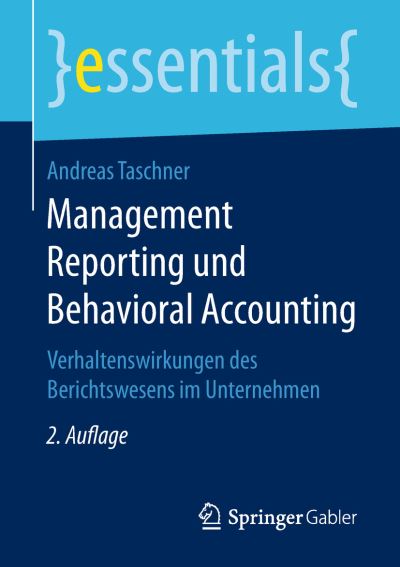 Cover for Taschner · Management Reporting und Behav (Book) (2018)