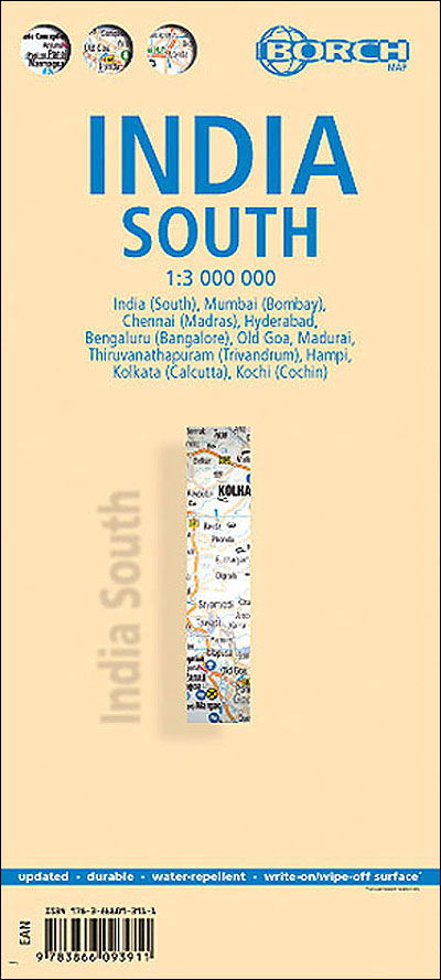 Cover for Collectif · Borch Map. India South (Map) [2nd edition] (2012)