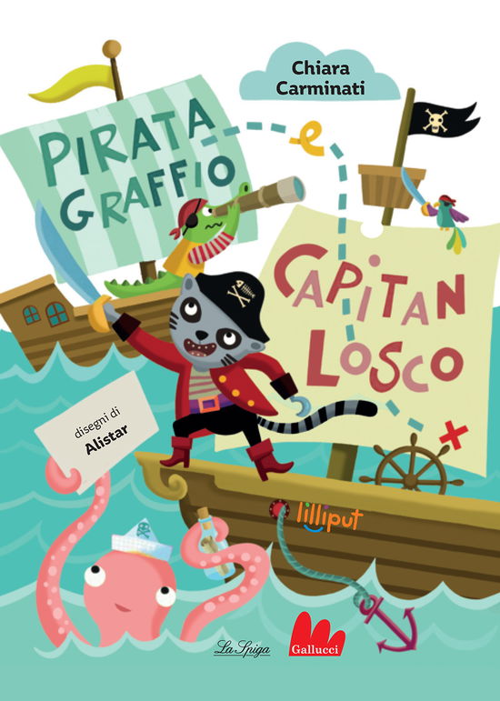 Cover for Chiara Carminati · Pirata Graffio E Capitan Losco. Ediz. A Colori (Book)